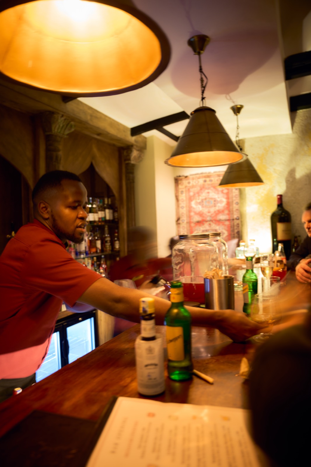 The bar in full flow at Talisman